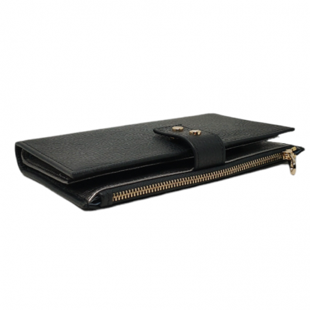 Porte-cartes en cuir KATANA protection RFID marron