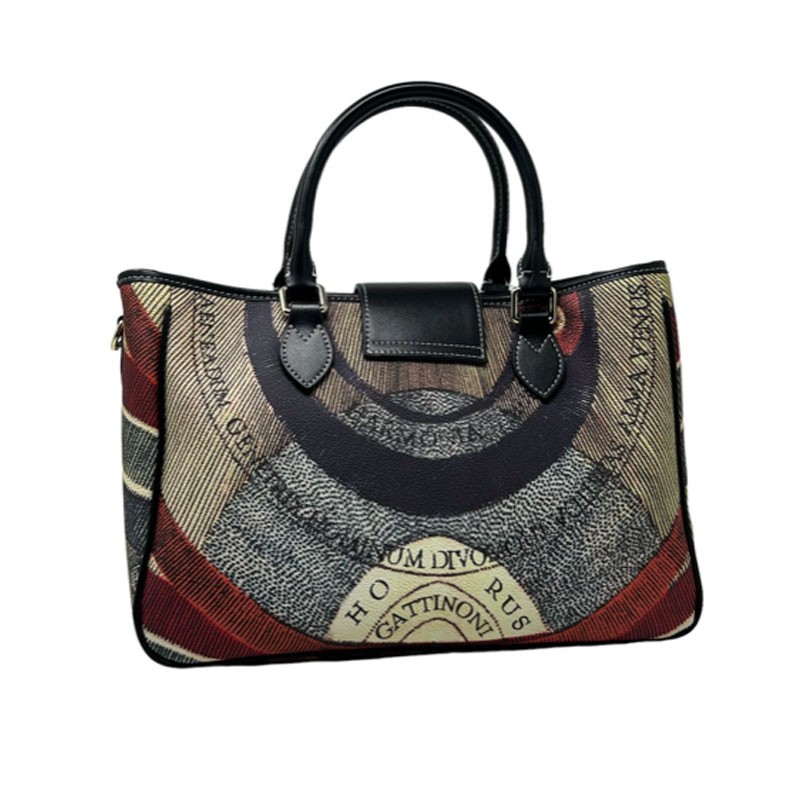 Gattinoni sac porté main 2 poignées face dos