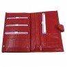 portefeuille dame cuir irisé rouge FRANDI portefeuille dame cuir irisé rouge FRANDI