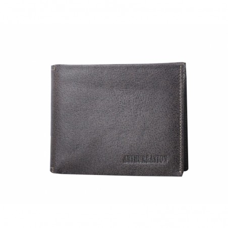 Portefeuille a l'italienne poche zippé 62-649 chataigne face