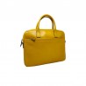 Porte document jaune KATANA cuir 69361 face Porte document jaune KATANA cuir 69361 face