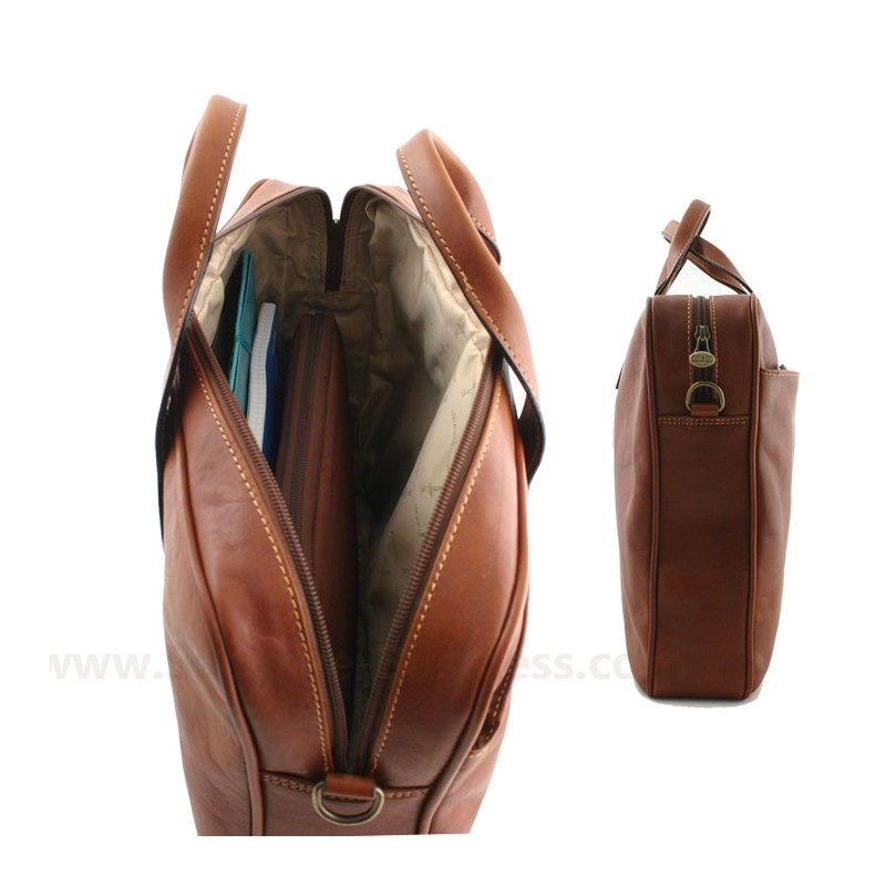 Porte documents Gianni CONTI noir face