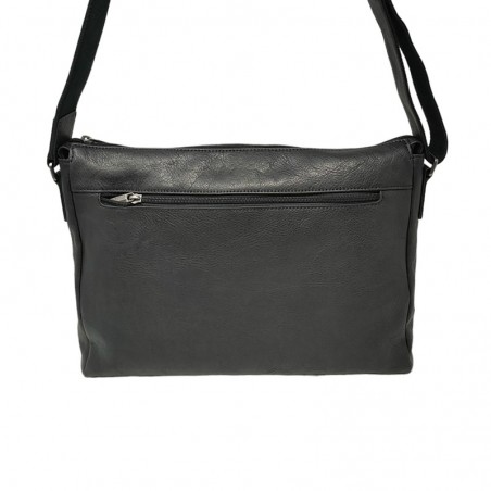 Sac Messenger Arthur Aston noir vue dos