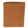 Portefeuille marron vue face Portefeuille marron vue face