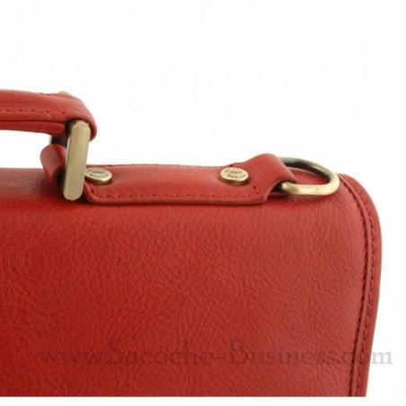 Petite mallette KATANA 31025 rouge detail Petite mallette KATANA 31025 rouge detail