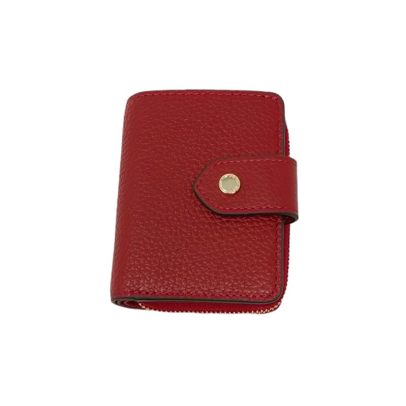 Mini portefeuille rouge vue de face