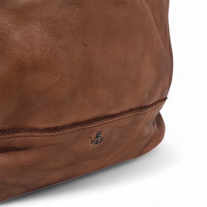 Harbour 2nd Sac à dos souple cuir marron det