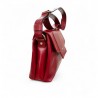 Sac rouge avec rabat cote Sac rouge avec rabat cote