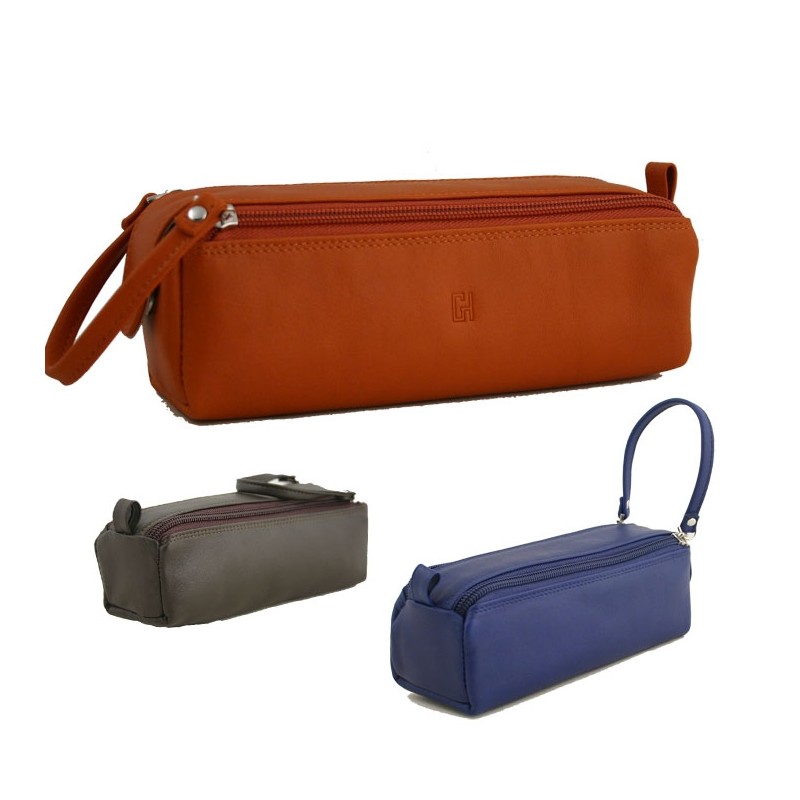 Trousse à crayons Gérard HENON noir ouvert2