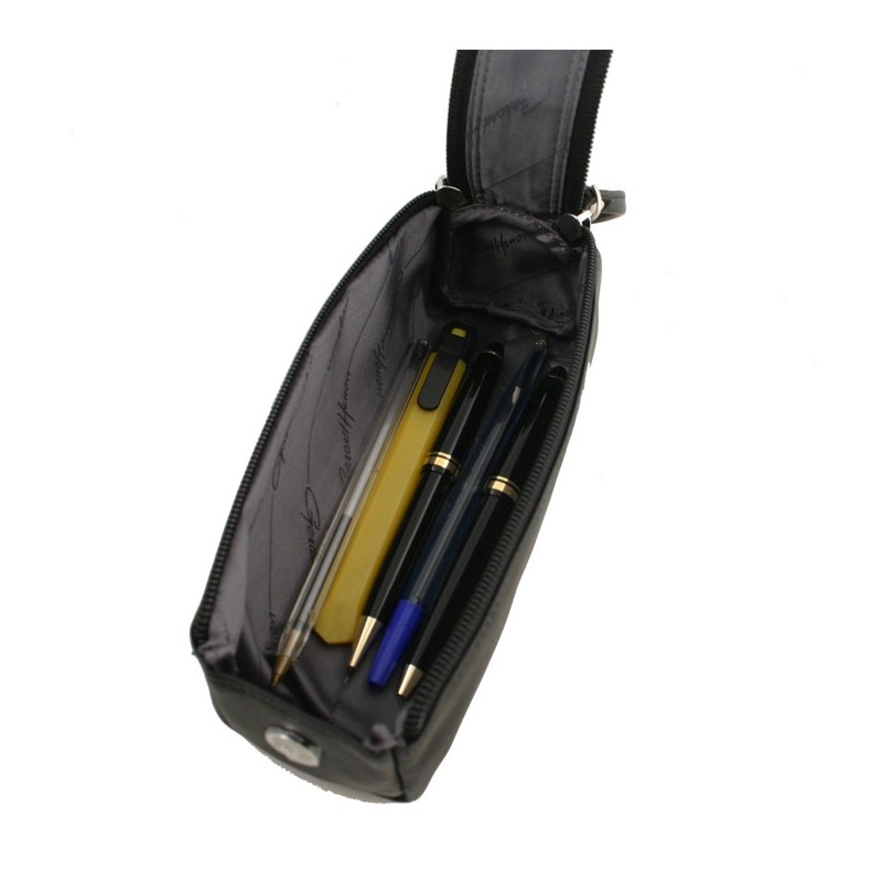 Trousse à crayons Gérard HENON noir ouvert2