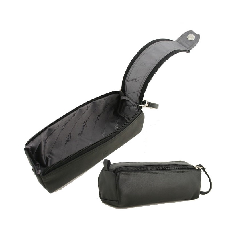 Trousse à crayons Gérard HENON noir ouvert2