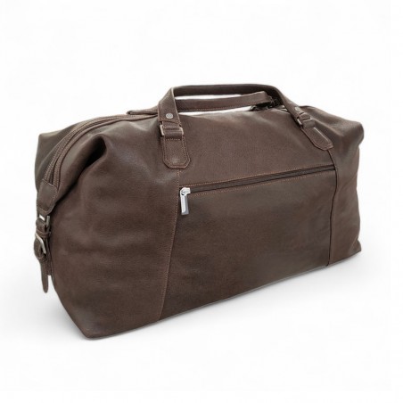 sac de voyage cuir Arthur aston 62-1069 chataigne dos