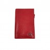 Portefeuille dame FRANDI carte et identité rouge