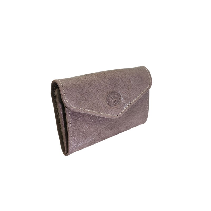 Petit porte monnaie Dame FRANDI glitter taupe