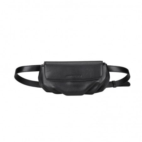 sac ceinture dame noir face