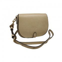 Boldrini petit sac bandoulière beige face