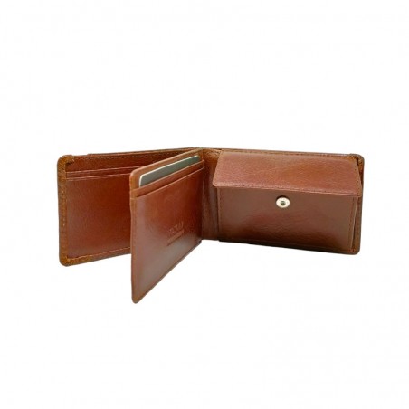 Mini wallet Picard Buddy 5955 marron ouvert