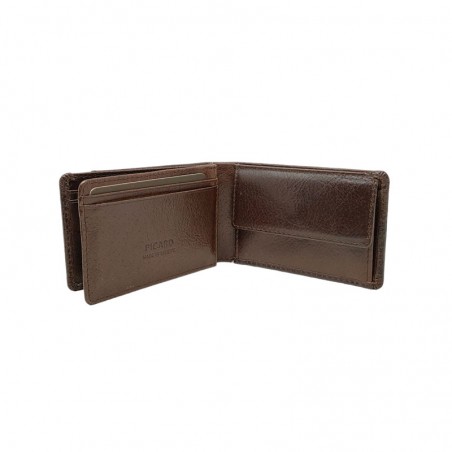 Mini wallet Picard Buddy 5955 café ouvert