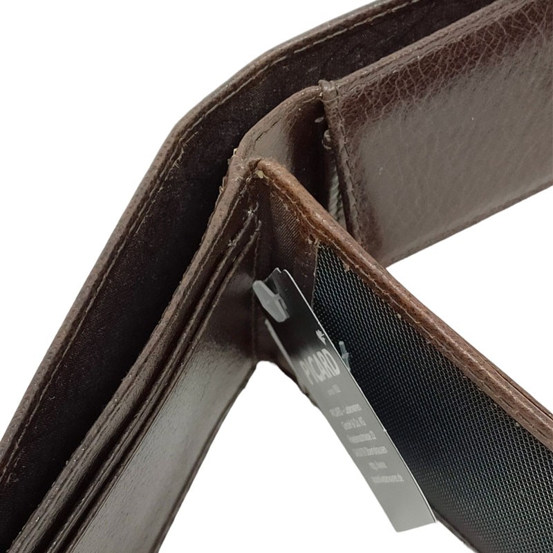 Mini wallet Picard Buddy 5955 café détail