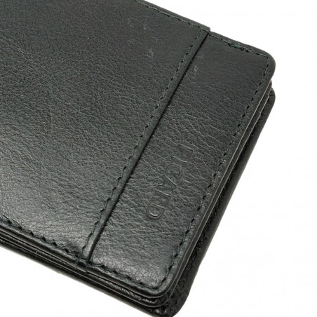 Mini wallet Picard Buddy 5955 noir detail marque