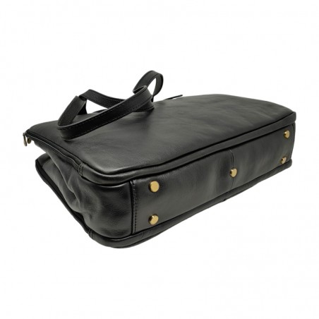 Sac épaule porte PC dame katana noir protection