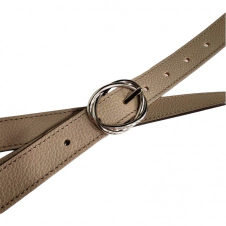 Berthille ceinture pour dame 361201 beige boucle