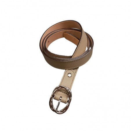 Ceinture dame Berthille 361201 beige foncé