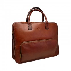 Sac porte document KATANA 31144 marron face