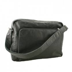 Besace A4 Arthur&Aston en bandoulière NOIR 1438-20 FACE