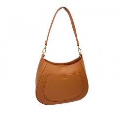 sac porté épaule pourchet marron 24073 photo face