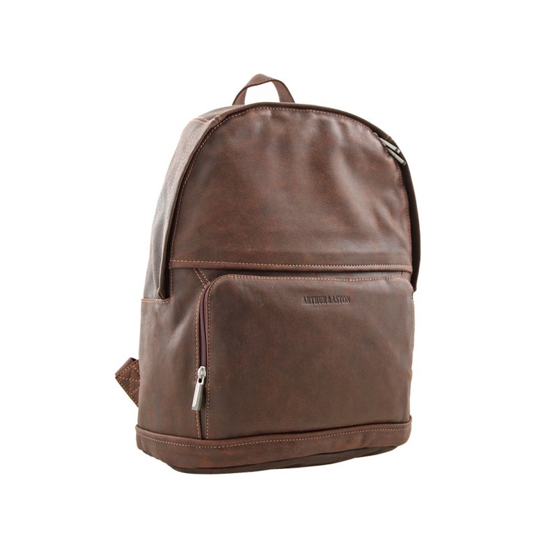 Sac à dos 62-1050 ARTHUR&ASTON chataigne vue face