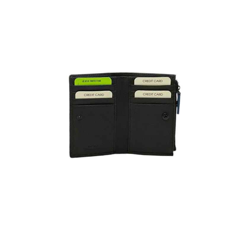 mini portefeuille gianni conti noir photo debout