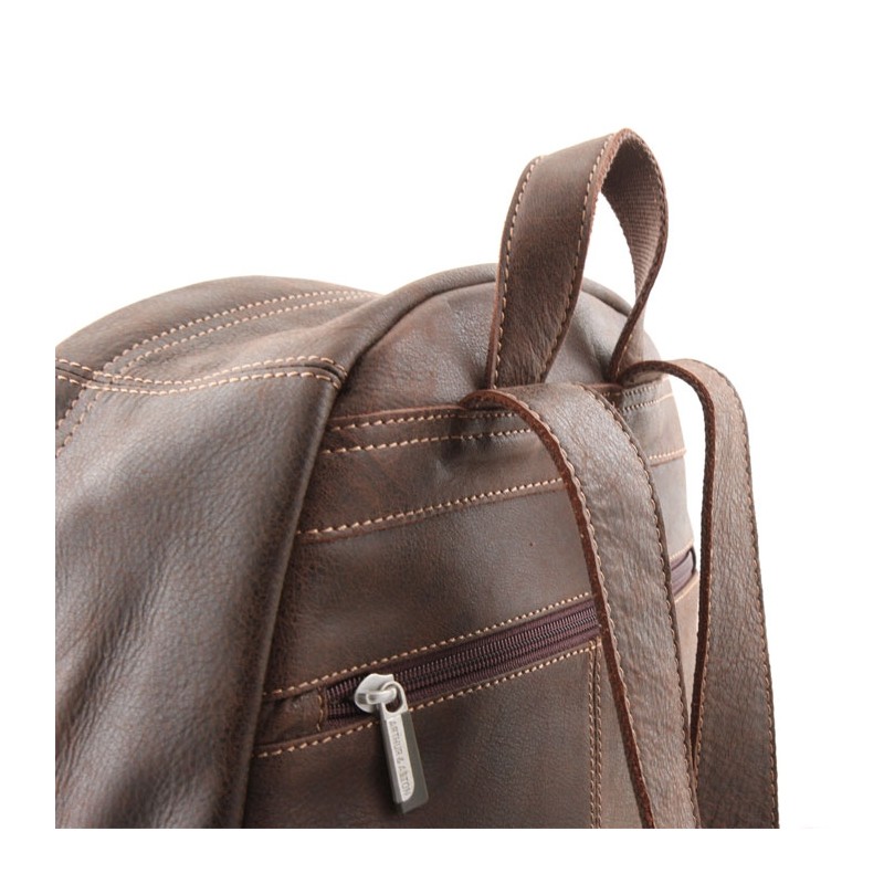 Sac à dos 62-1050 ARTHUR&ASTON chataigne vue détail poignée