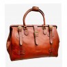 Sac de voyage en cuir KATANA marron face 33154 Sac de voyage en cuir KATANA marron face 33154
