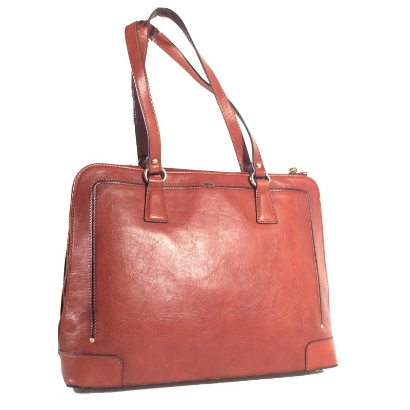 Sac Ordinateur Femme Simple à Porté Epaule En Cuir – Belle & Sac