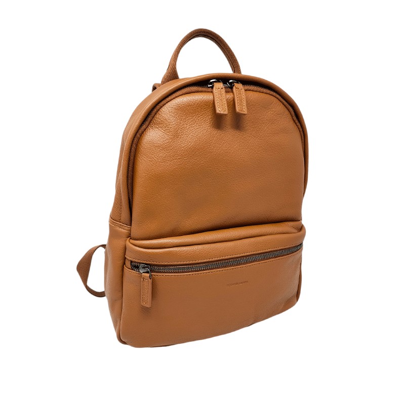 Sac a dos petit modele henon marron face 6967 amsterdam