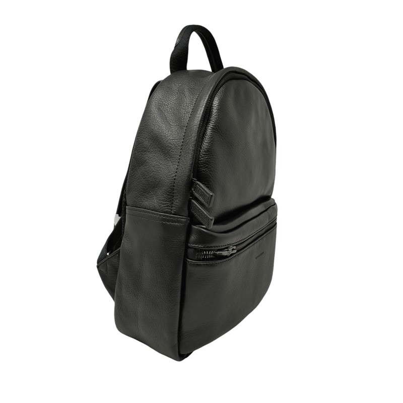 Sac a dos petit modele henon noir de côté6967 amsterdam