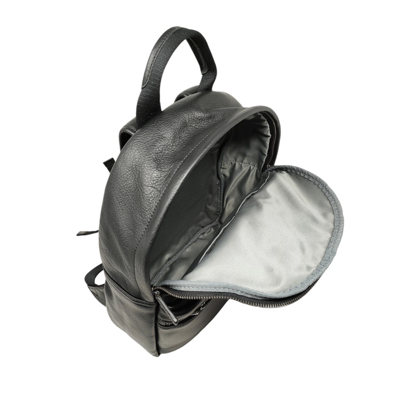 Petit sac à dos Gérard Henon 6967 AMSTERDAM noir ouvert