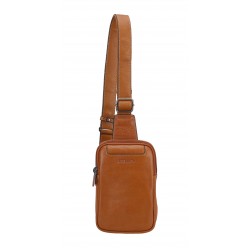 Sac homme arthur aston face cognac