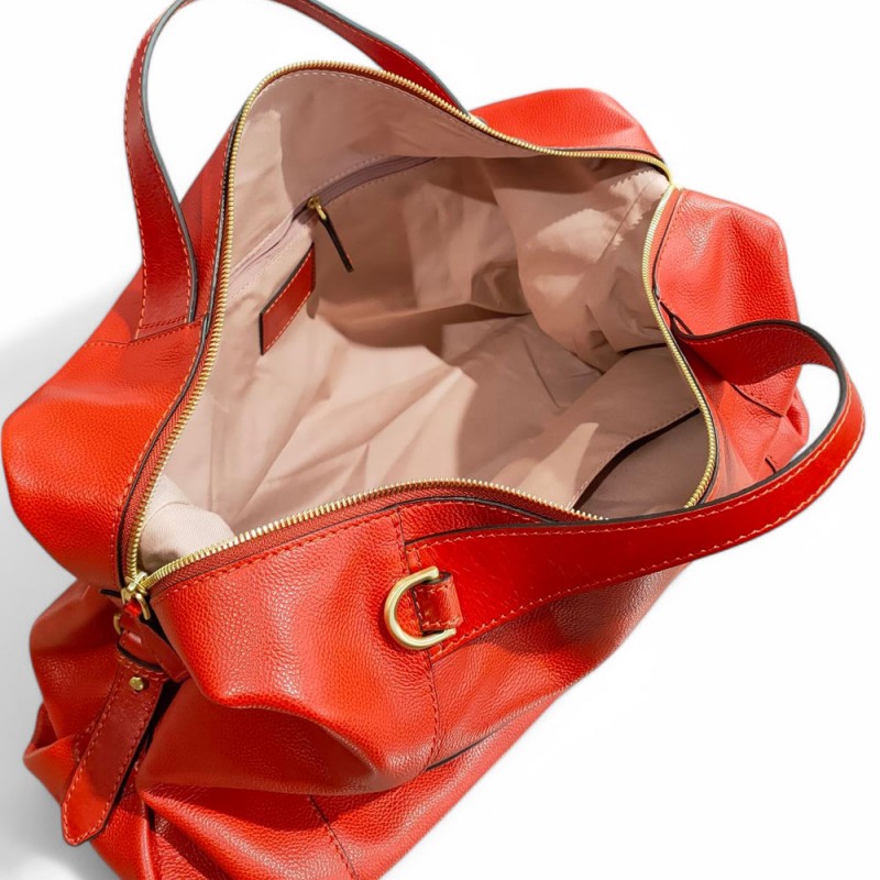 Sac de voyage 24h orange The Bridge photo ouvert