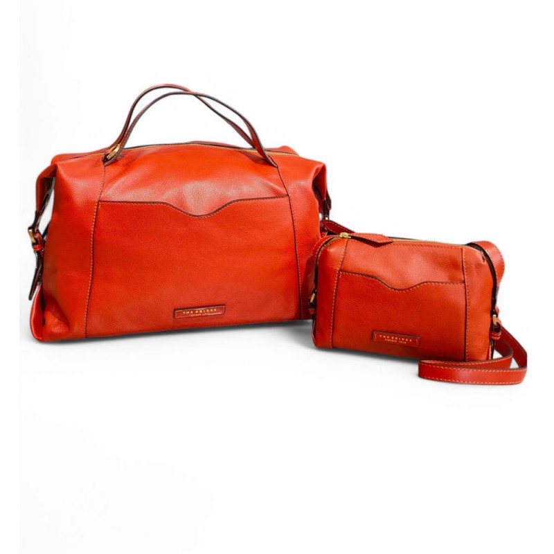 Sac de voyage 24h orange The Bridge photo petit sac assorti