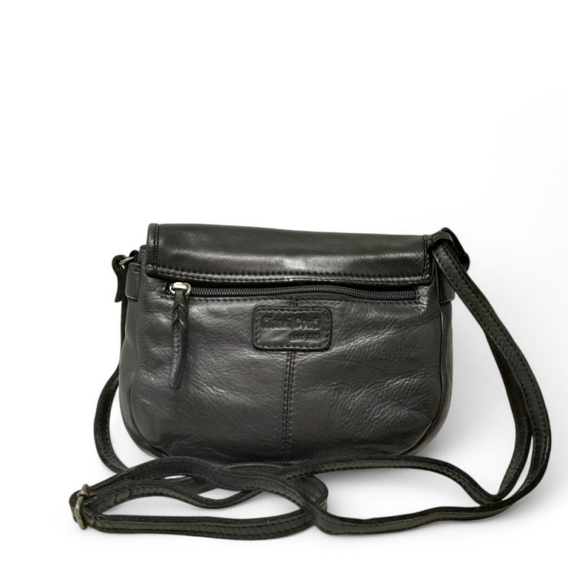 Sac rabat gianni conti vintage souple noir dos