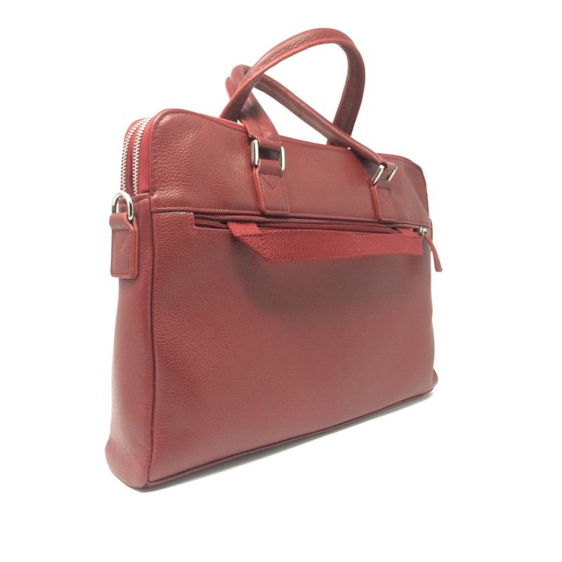 Porte-documents G.HENON 16281 rouge vue de dos