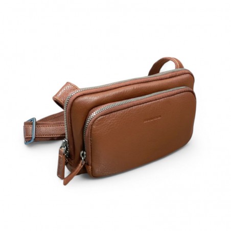 sac banane plat Gérard Henon 6901 AMSTERDAM marron face