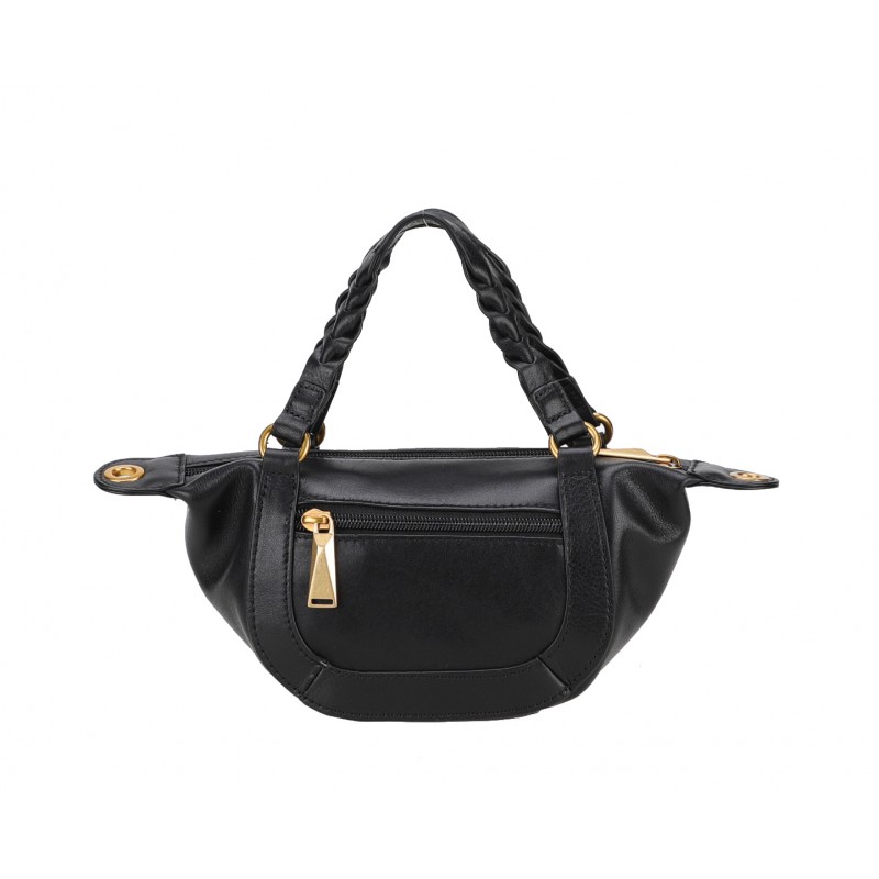 Sac Julietta  cuir noir dos