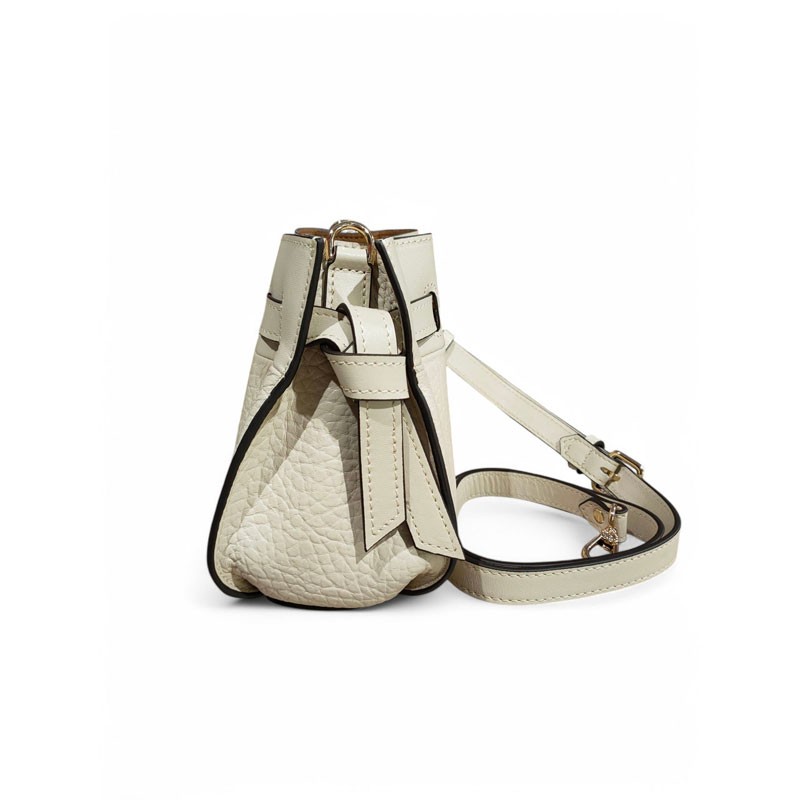 Petit sac Blossom Pourchet beige bandoulirere