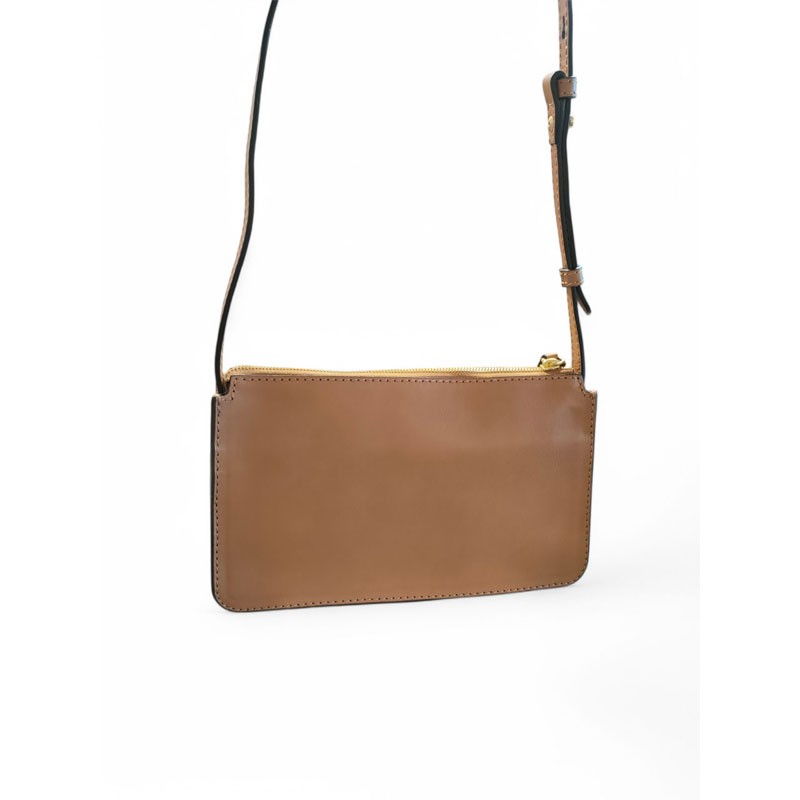 Sac trotteur zippé THE BRIDGE beige dos