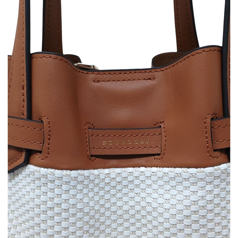Sac Dame POURCHET 2025 blossom toile marron marque