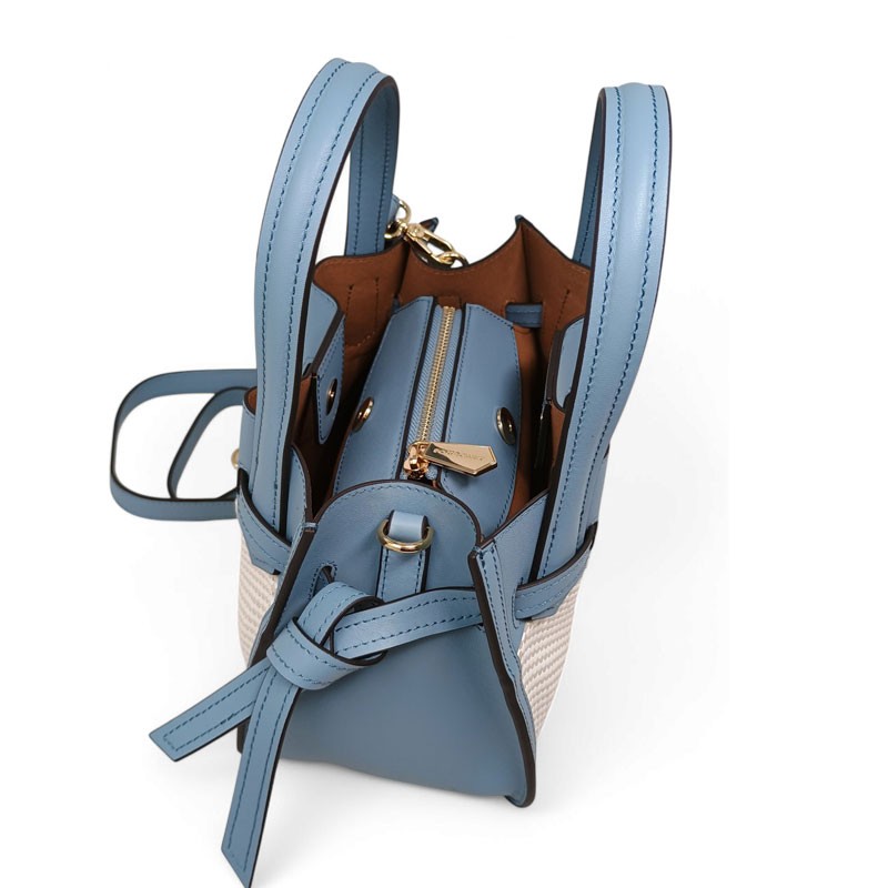 Sac Dame POURCHET 2025 blossom toile bleu dessus