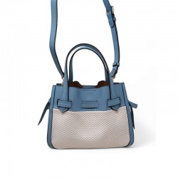 Sac Dame POURCHET 2025 blossom toile bleu bandouliere